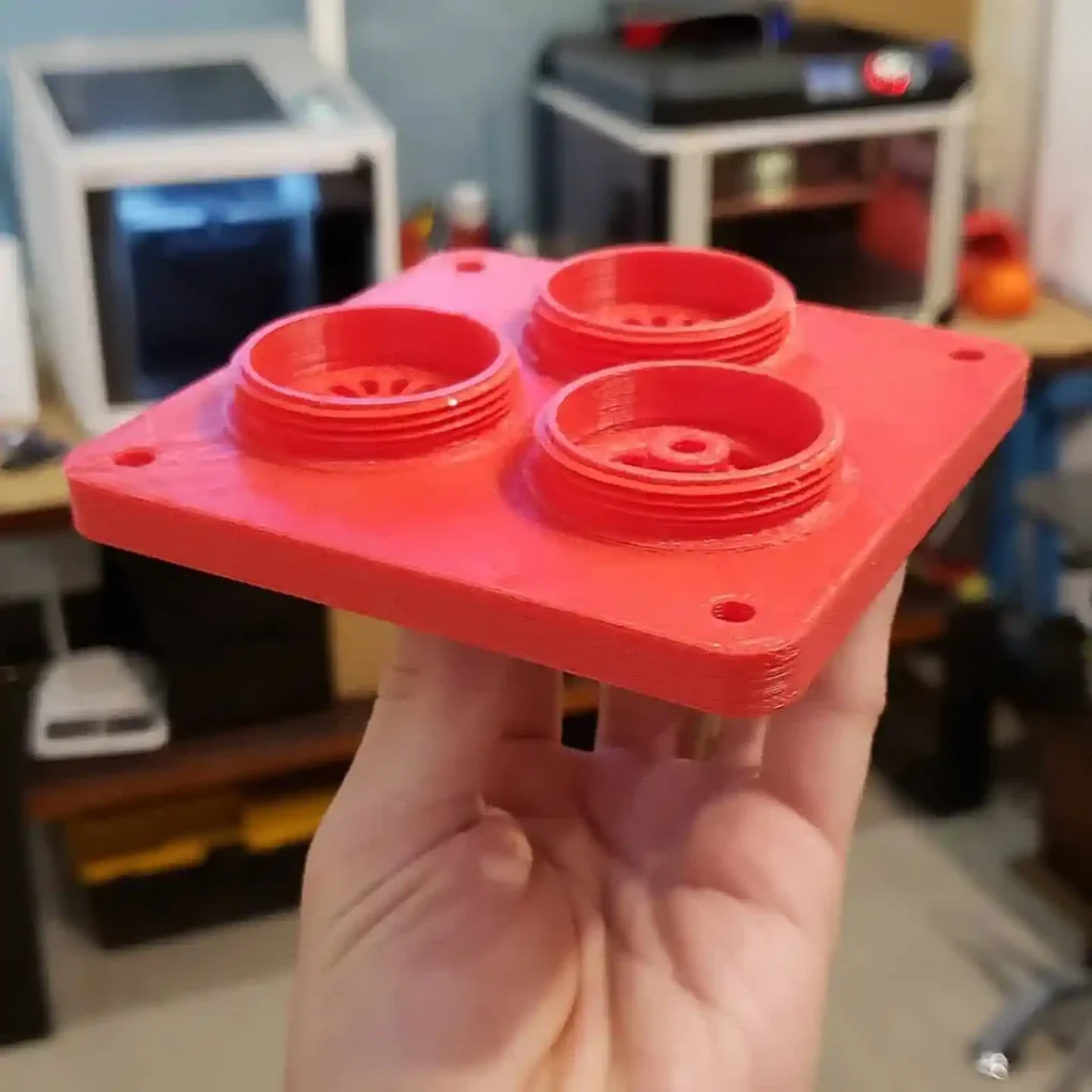 impresion roja molde